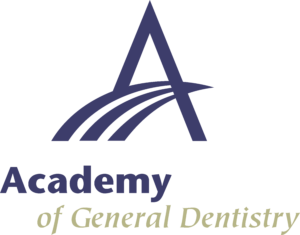 Academy of general dentistry logo and symbol