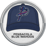 Pensacola Blue Wahoos logo and symbol