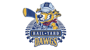 Roanoke Rail Yard Dawgs logo and symbol