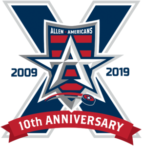 Allen Americans logo and symbol