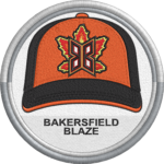 Bakersfield Blaze logo and symbol