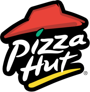 Cartoon Pizza logo and symbol