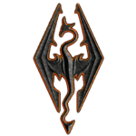 Skyrim logo and symbol